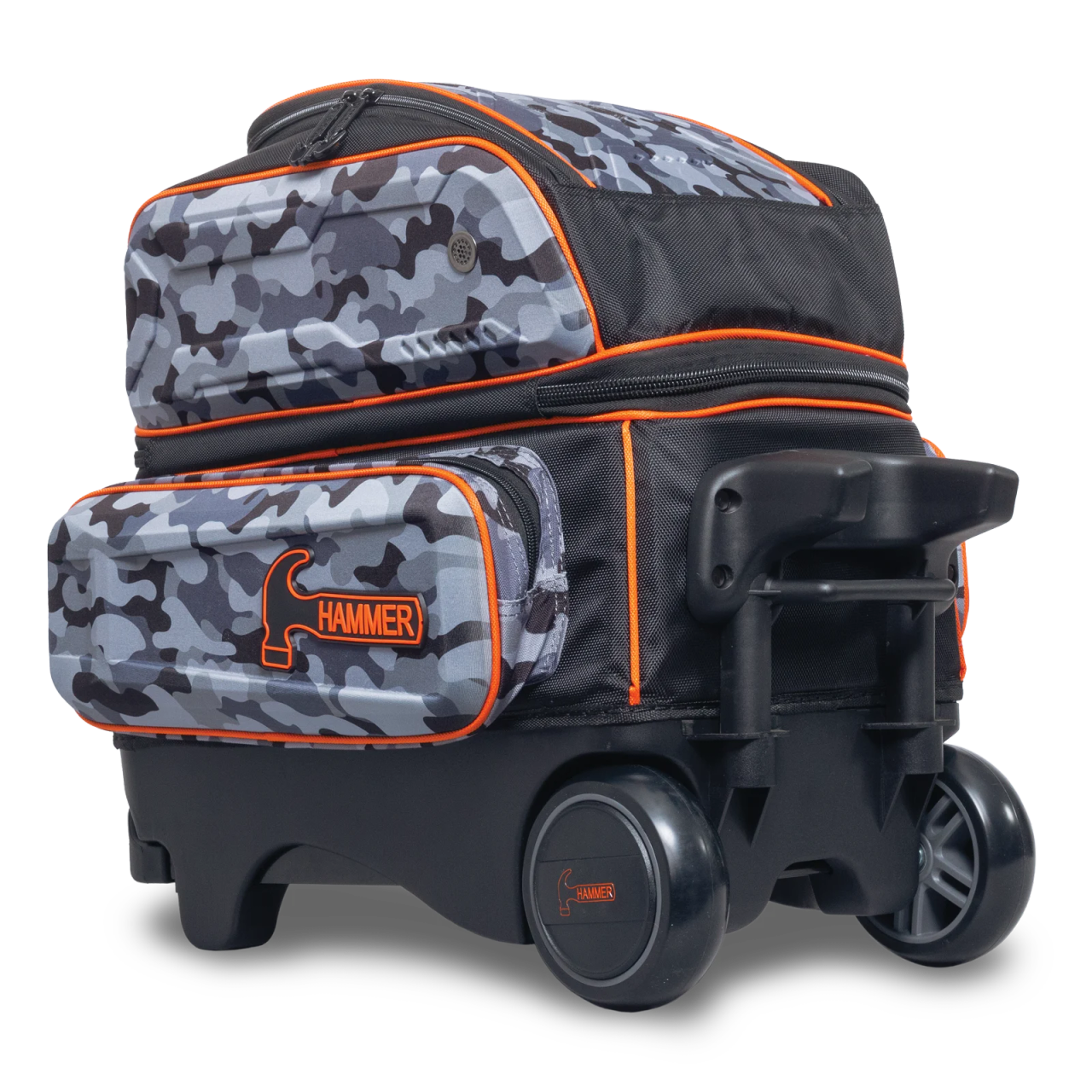 Maleta Hammer Gauntlet 2 Bolas Roller Negra-Gris-Naranja