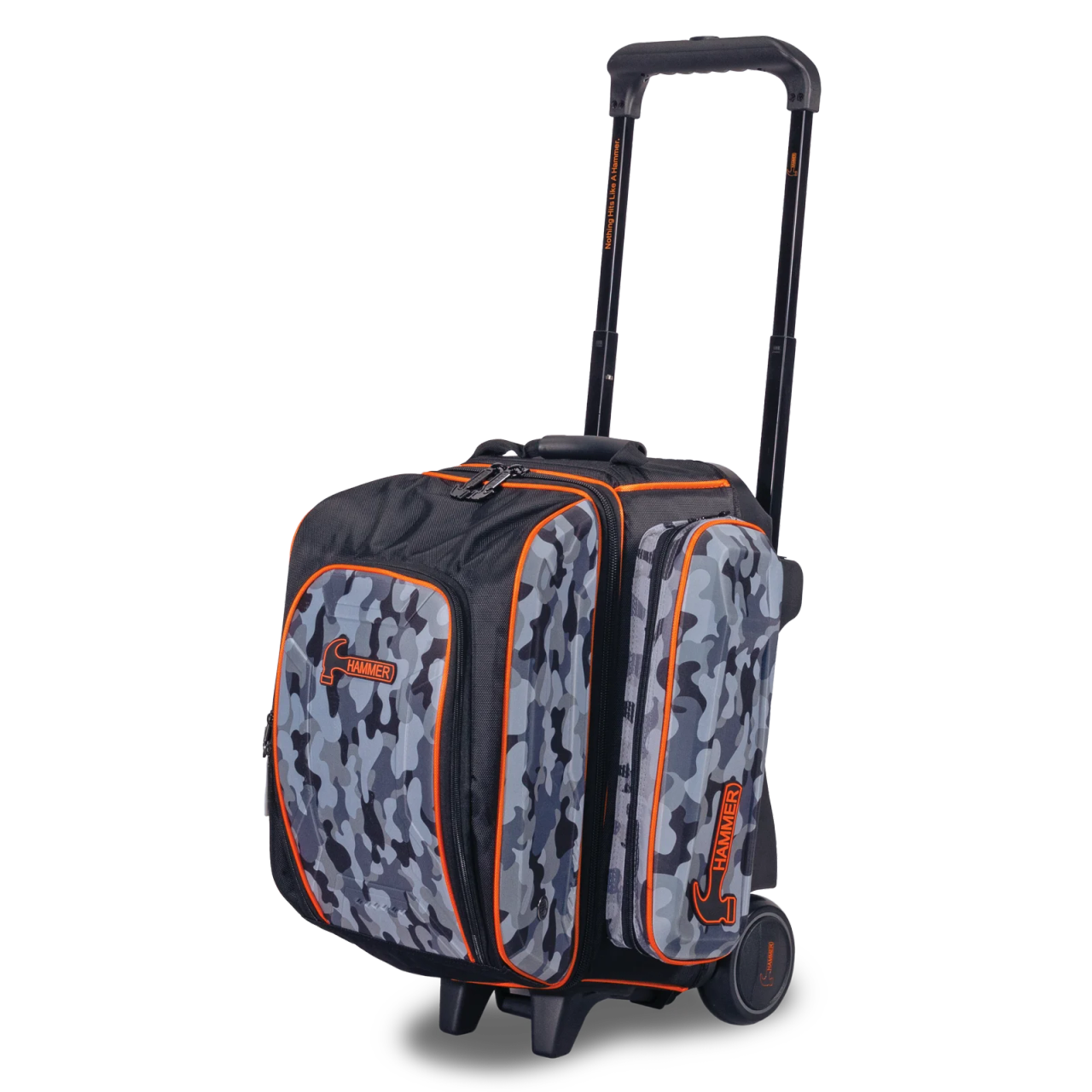 Maleta Hammer Gauntlet 2 Bolas Roller Negra-Gris-Naranja