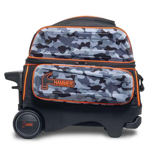 Maleta Hammer Gauntlet 2 Bolas Roller Negra-Gris-Naranja