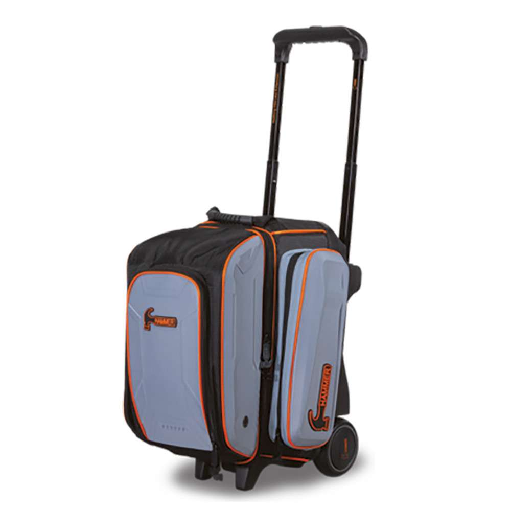 Maleta Hammer Gauntlet 2 Bolas Roller Negra-Gris-Naranja
