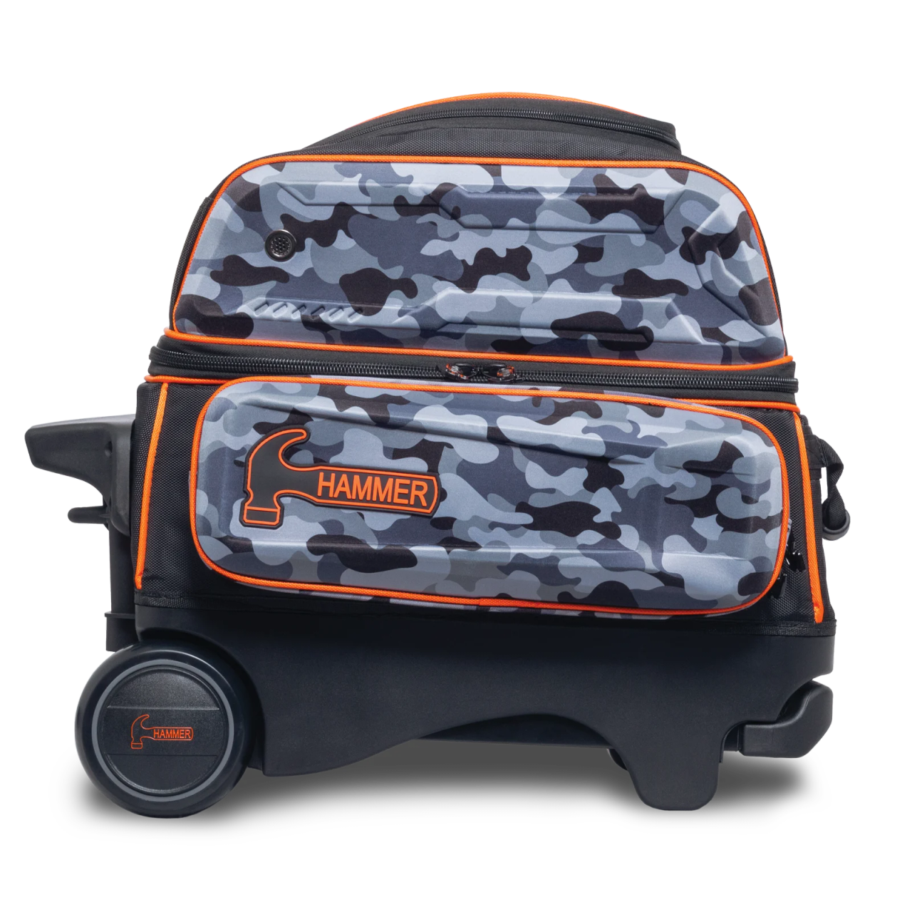 Maleta Hammer Gauntlet 2 Bolas Roller Negra-Gris-Naranja