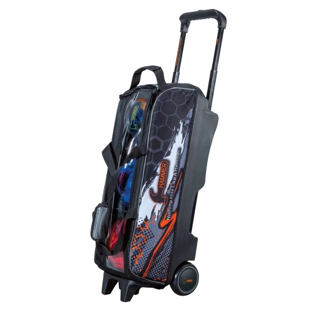 Maleta Hammer Hybrid 3 Bolas Roller Negra