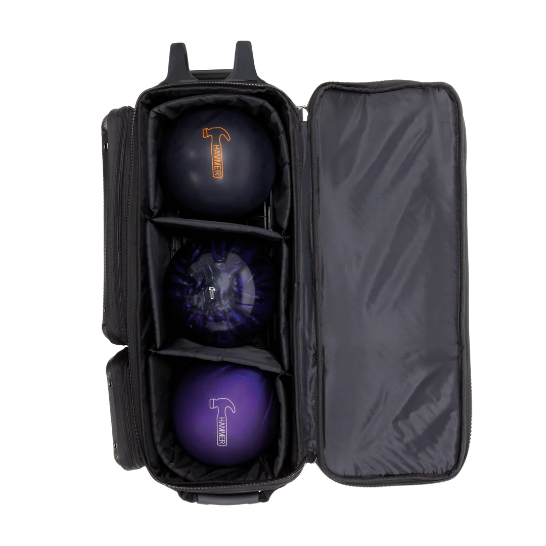 Maleta Hammer Hybrid 3 Bolas Roller Negra