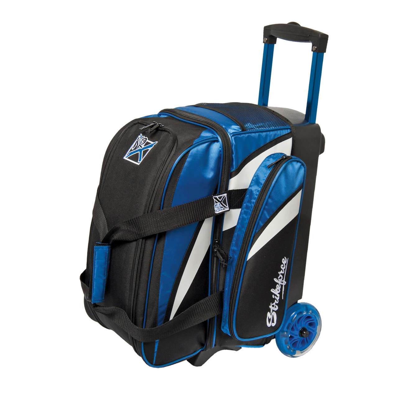 Maleta Strike Force Kr Cruzier Smooth Roller 2 Bolas Negra
